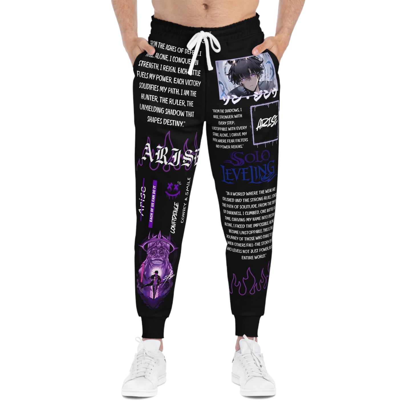 Solo Leveling Anime Joggers - Athletic Joggers for Unisex