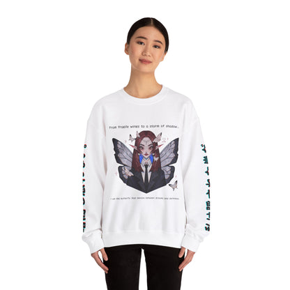 Anime Butterfly Sweatshirt - Unisex Sweatshirt