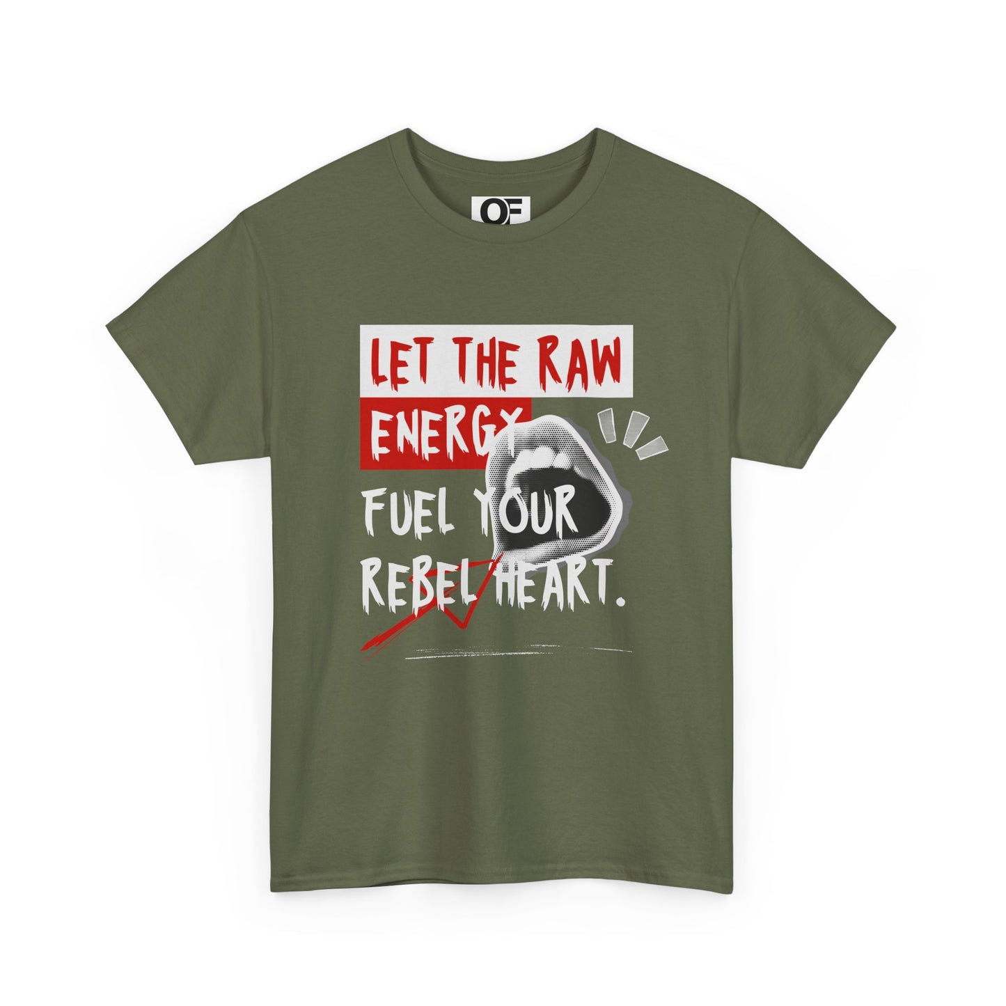 (Unisex) - Raw Energy Motivational T-Shirt