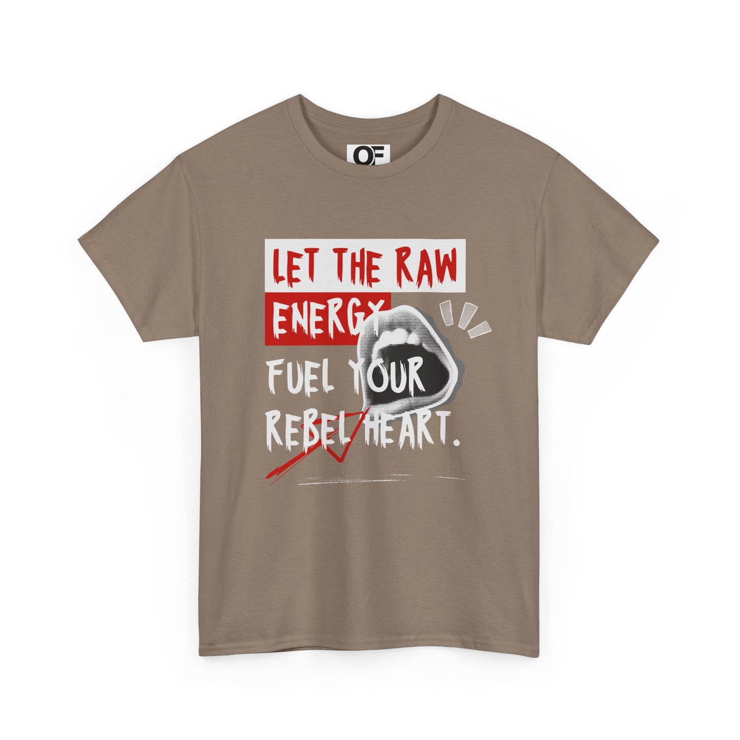 (Unisex) - Raw Energy Motivational T-Shirt