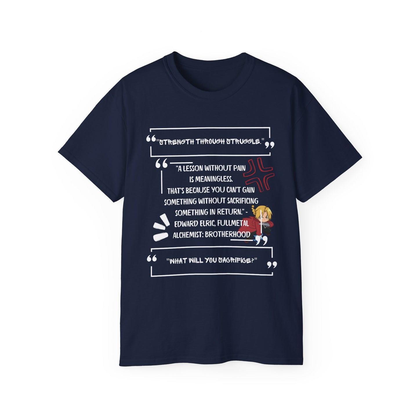 (Unisex) A Lesson Without Pain - Edward Elric Anime Hoodie