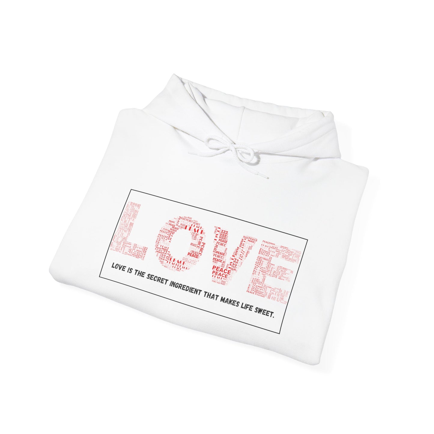 (Unisex) Love Quote - Hooded Sweatshirt