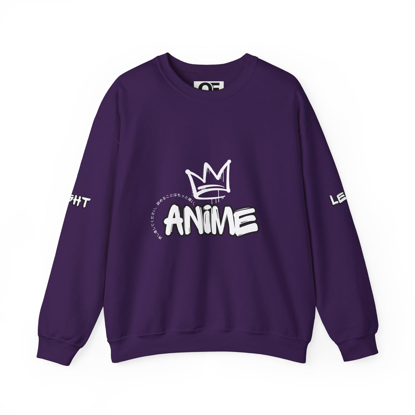 (Unisex) Push Through Pain -  Anime Sweatshirt