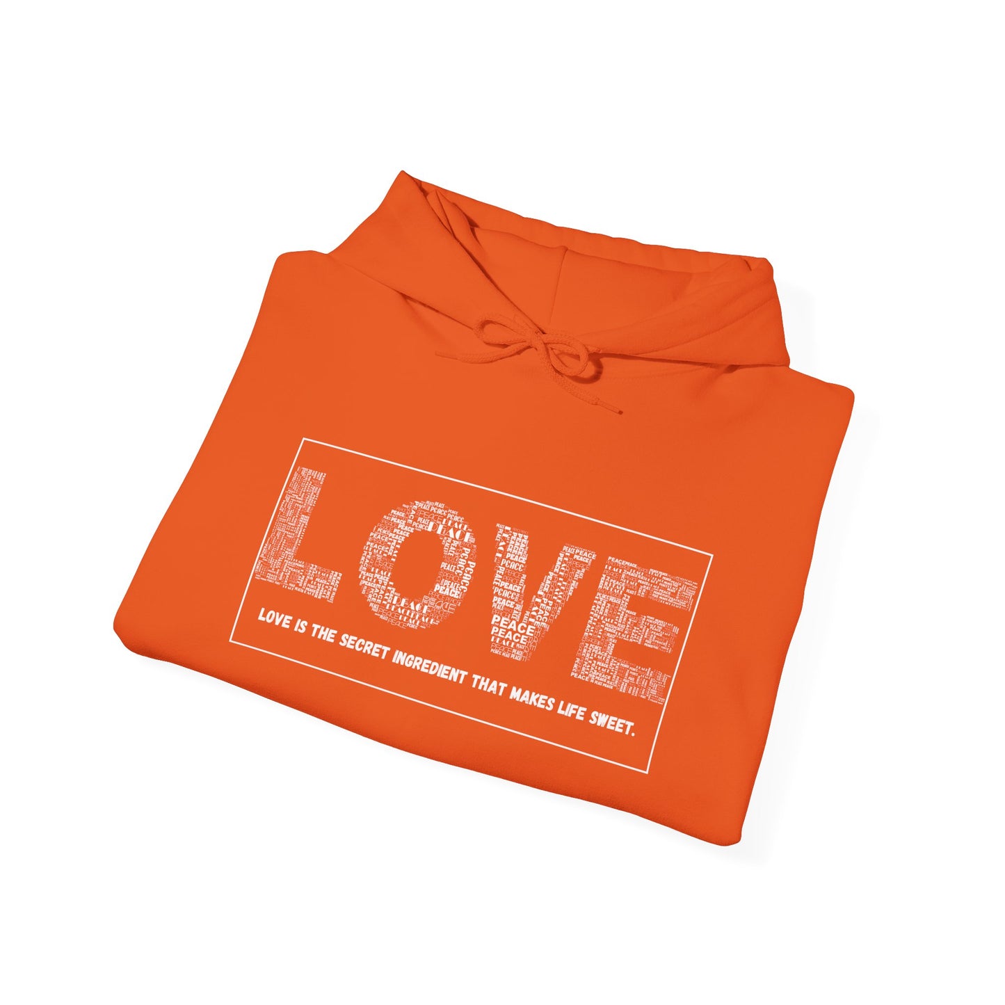 (Unisex) Love Quote - Hooded Sweatshirt