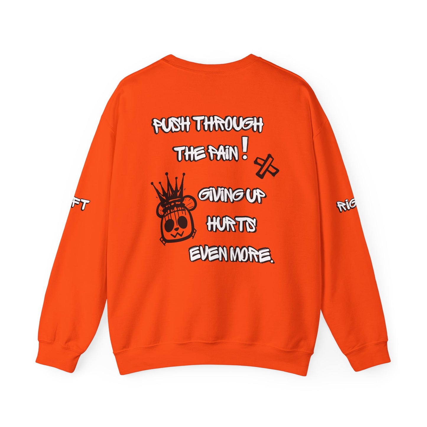 (Unisex) Push Through Pain -  Anime Sweatshirt