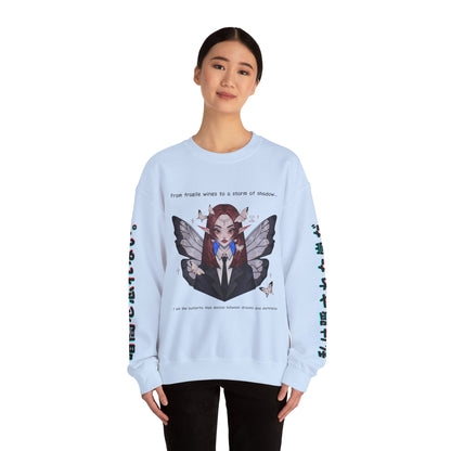 Anime Butterfly Sweatshirt - Unisex Sweatshirt