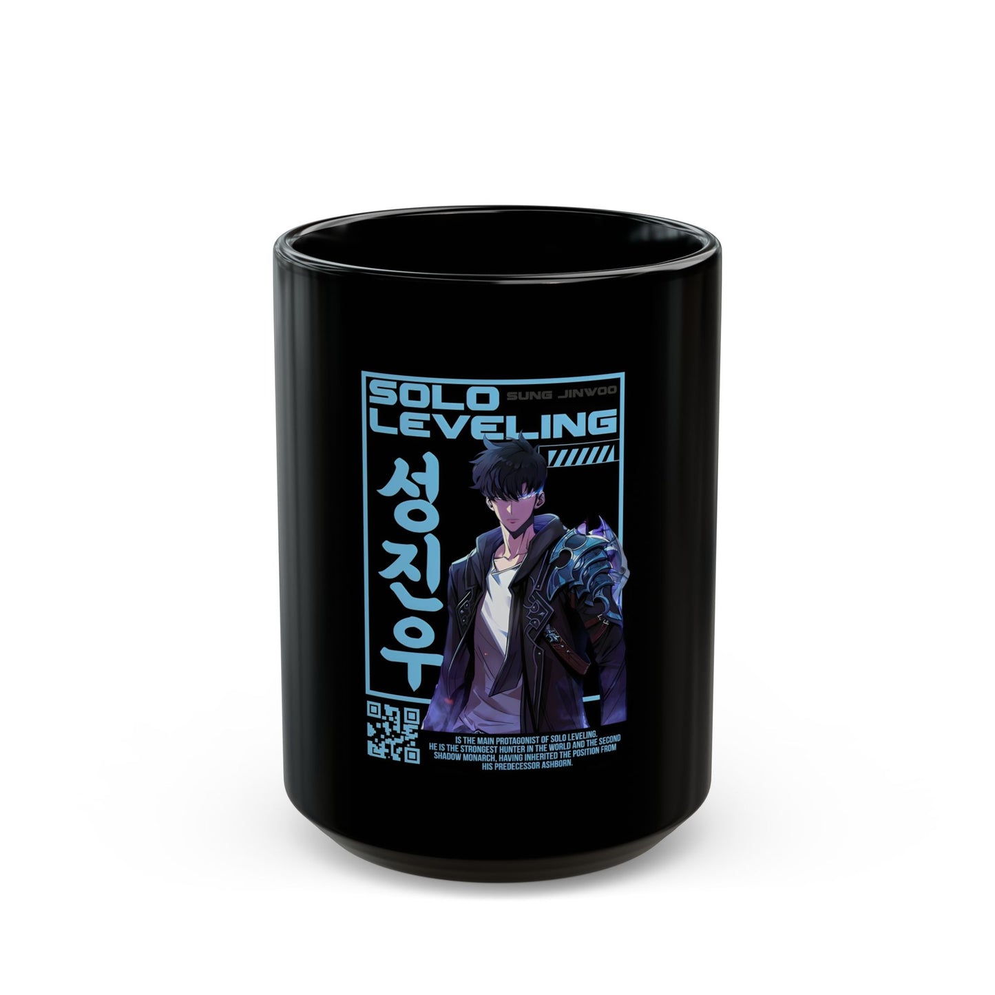 Anime Solo Leveling Black Mug (11oz, 15oz)