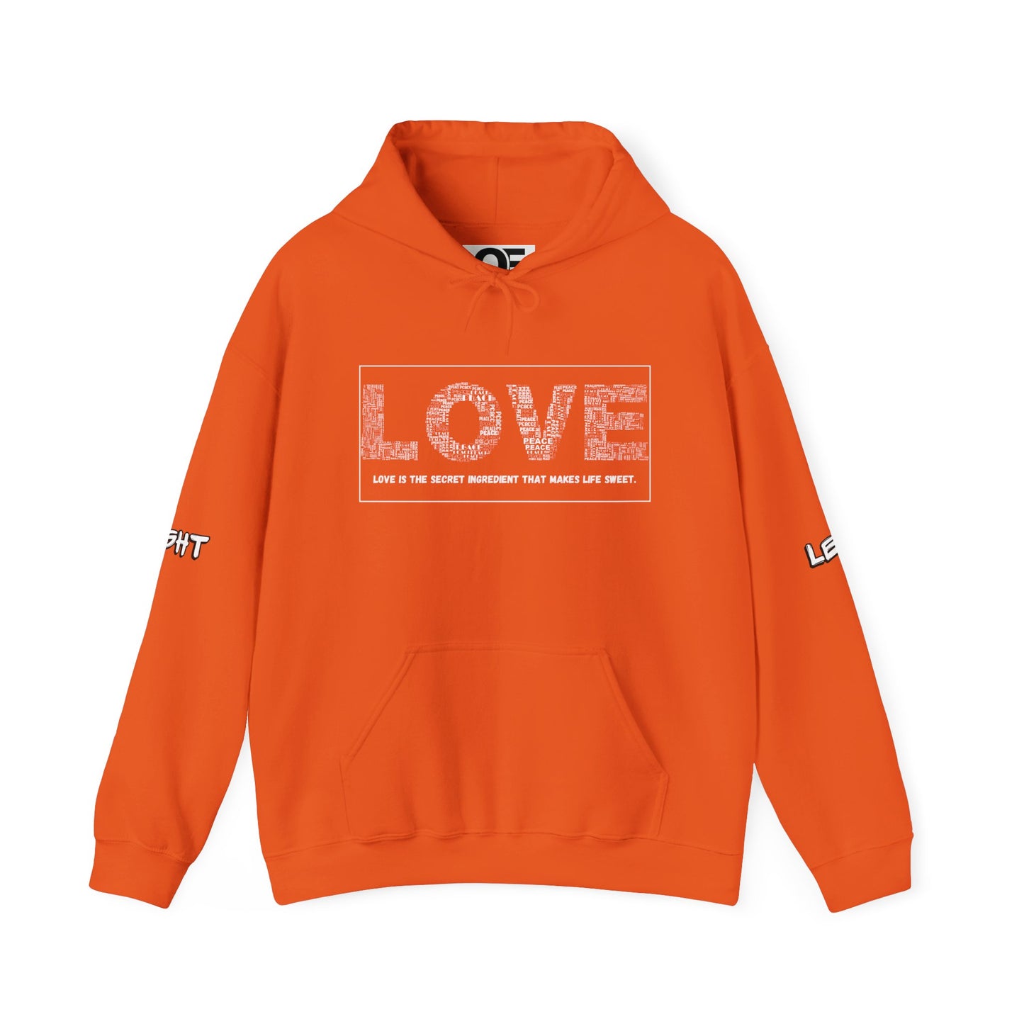 (Unisex) Love Quote - Hooded Sweatshirt