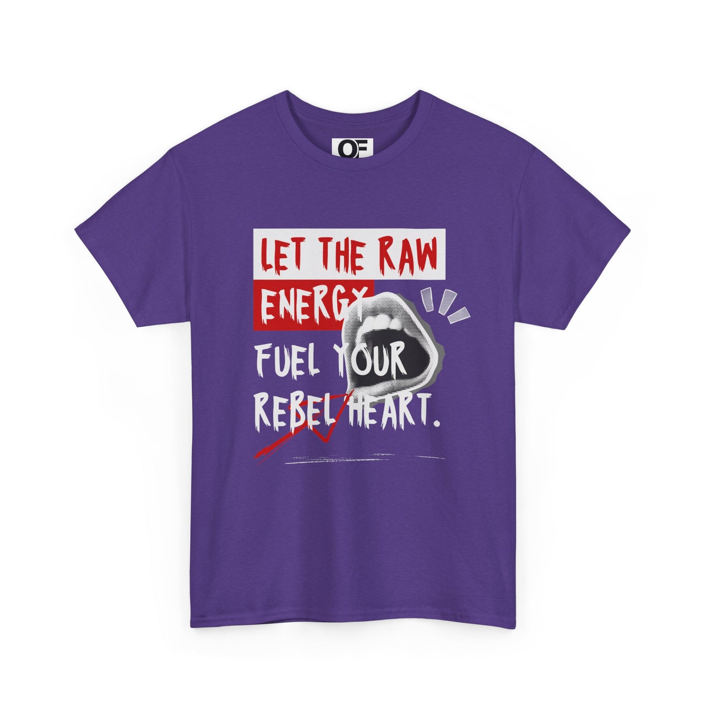 (Unisex) - Raw Energy Motivational T-Shirt