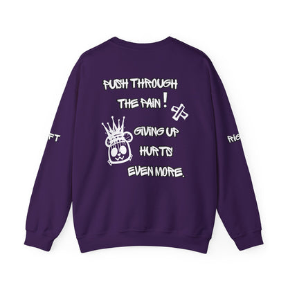 (Unisex) Push Through Pain -  Anime Sweatshirt