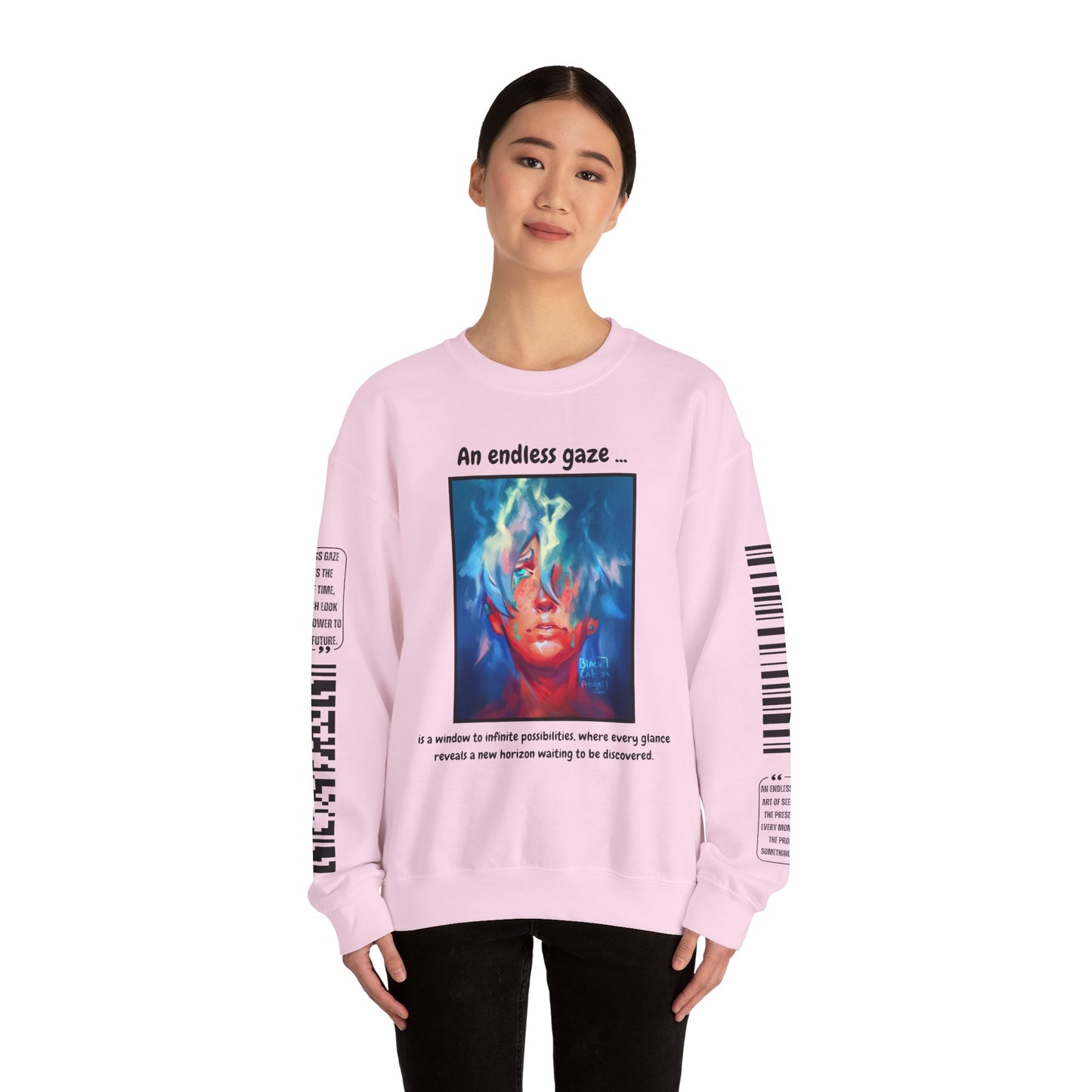 Quoted Endless Glare Sweatshirt - Unisex Sweashirt