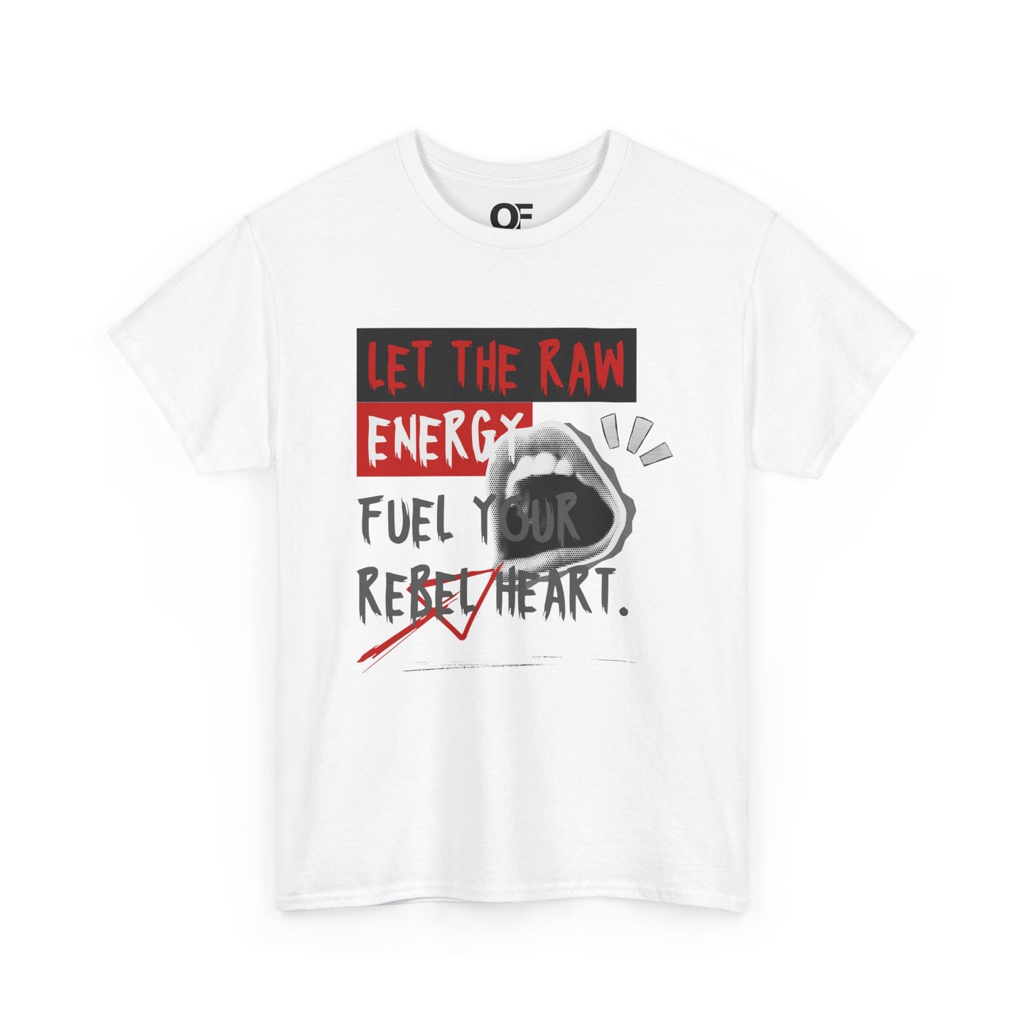 (Unisex) - Raw Energy Motivational T-Shirt