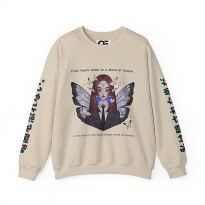 Anime Butterfly Sweatshirt - Unisex Sweatshirt