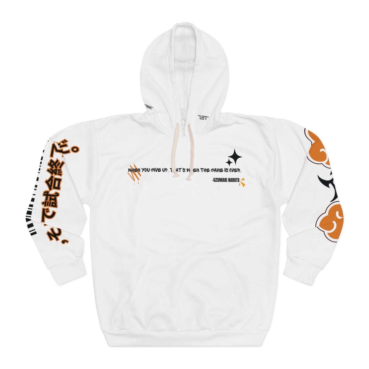 (Unisex | White) Naruto - Anime Hoodie