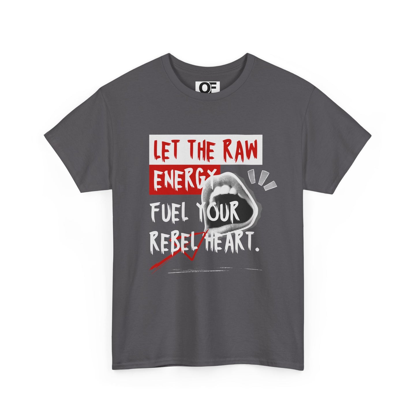 (Unisex) - Raw Energy Motivational T-Shirt