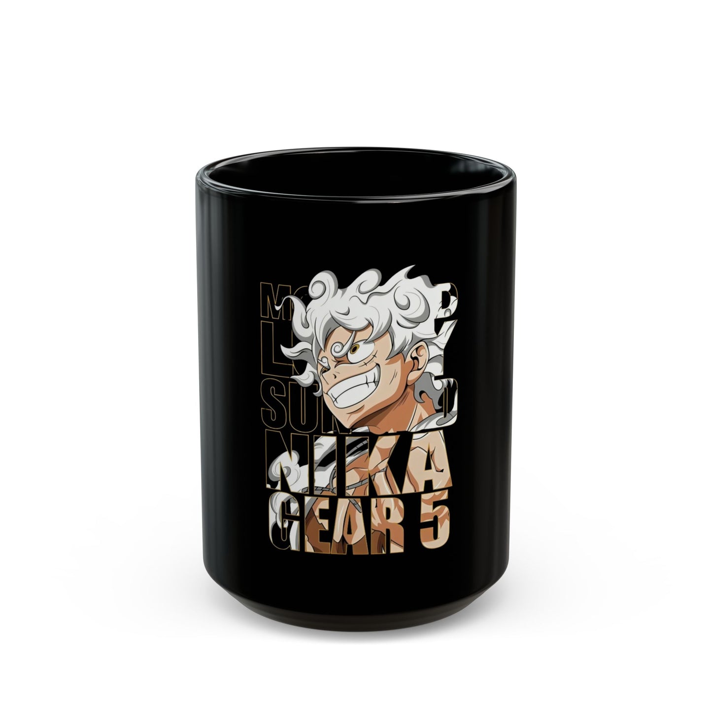 Anime Luffy Gear Black Mug (11oz, 15oz)