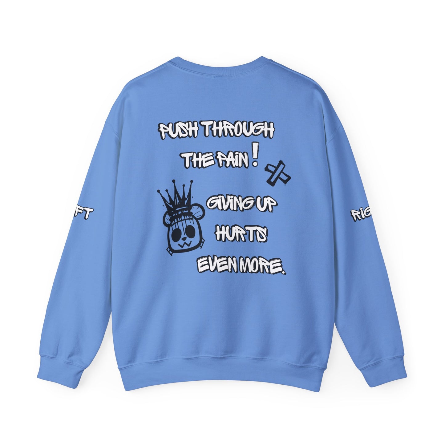 (Unisex) Push Through Pain -  Anime Sweatshirt