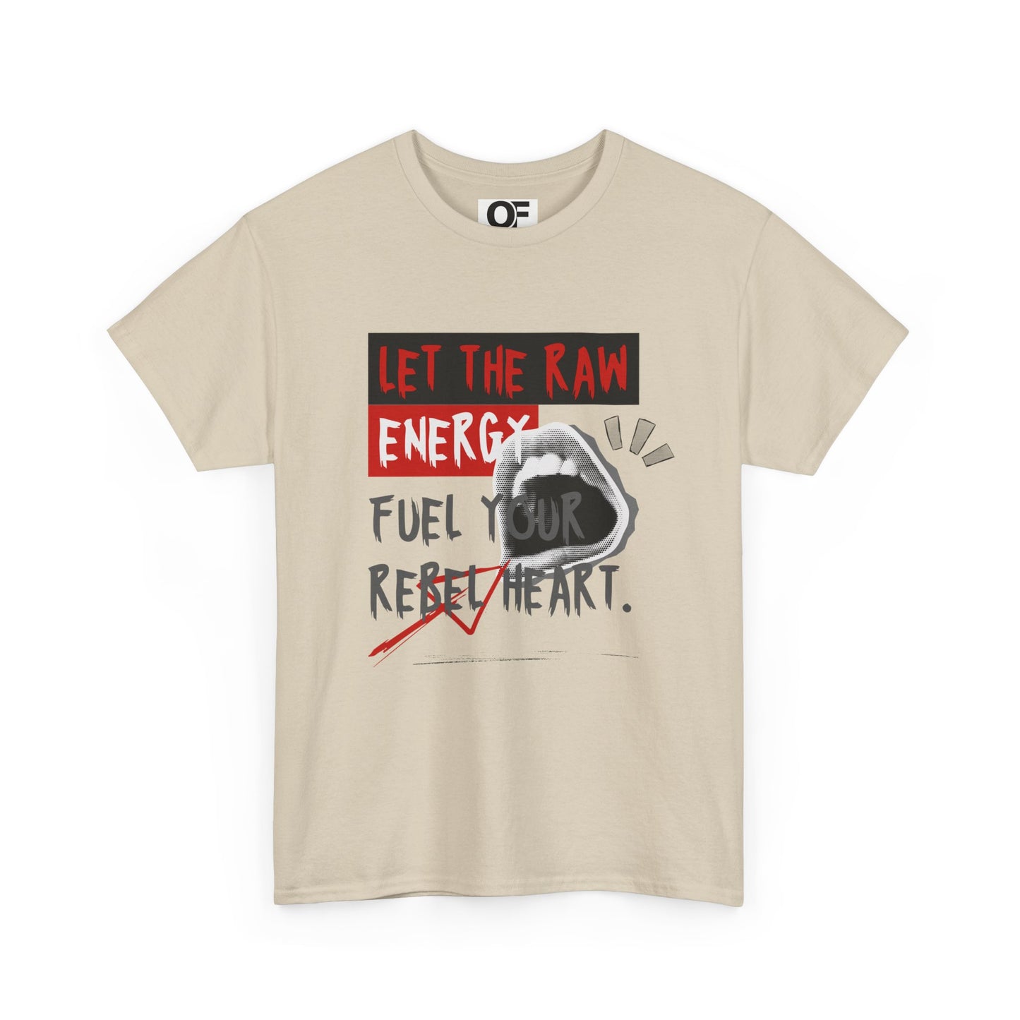 (Unisex) - Raw Energy Motivational T-Shirt