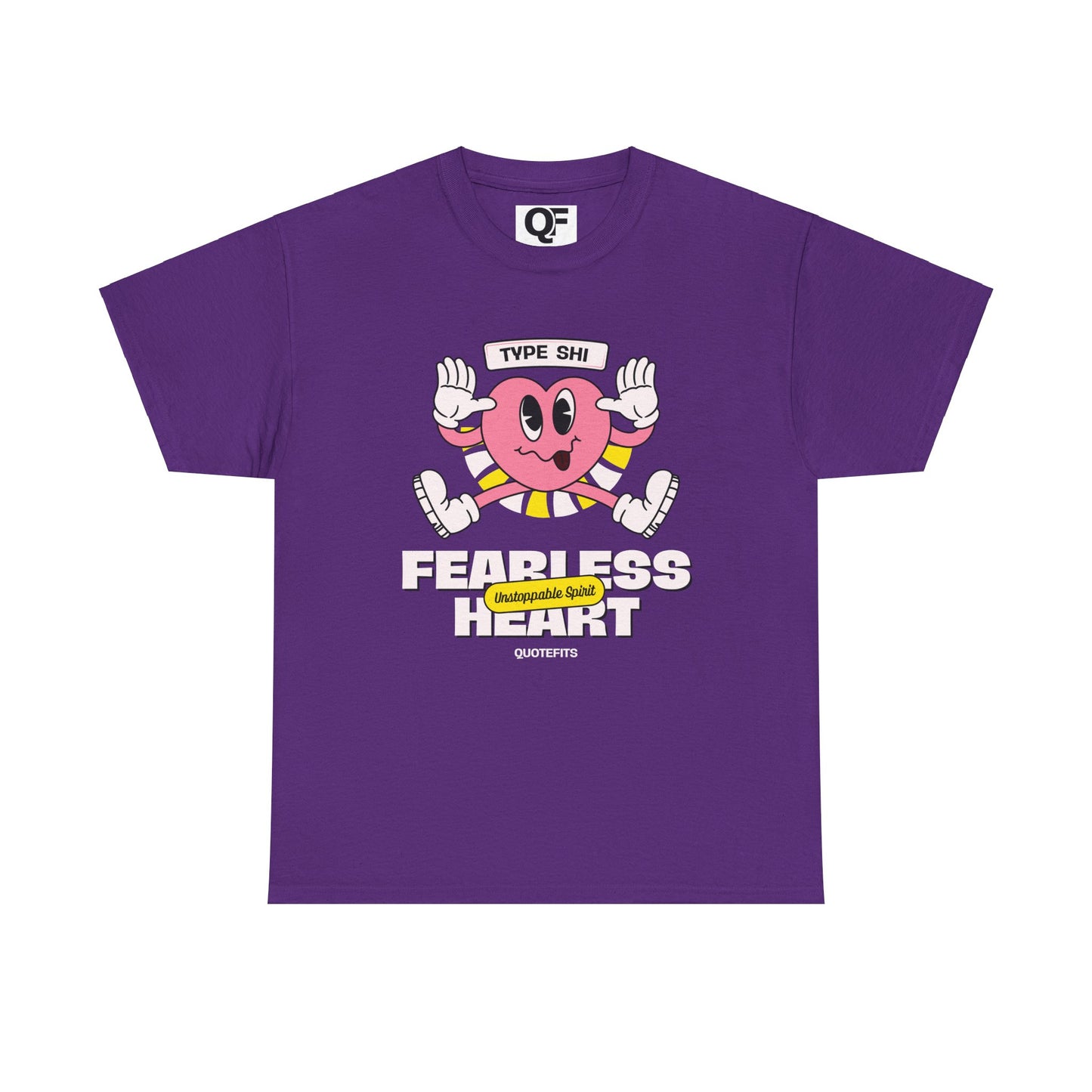 (Unisex) - Fearless Heart Motivational Tee