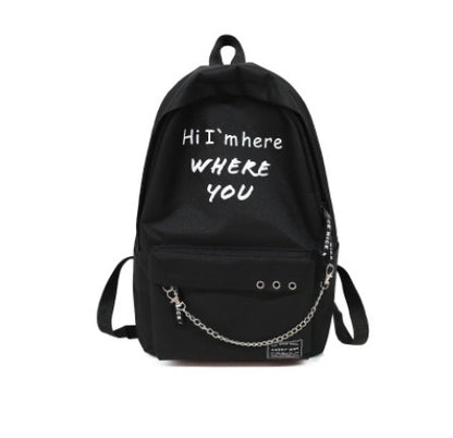 (Unisex) - Inpirational Quoted Backpack