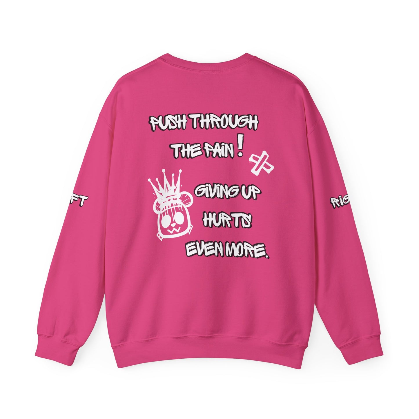 (Unisex) Push Through Pain -  Anime Sweatshirt