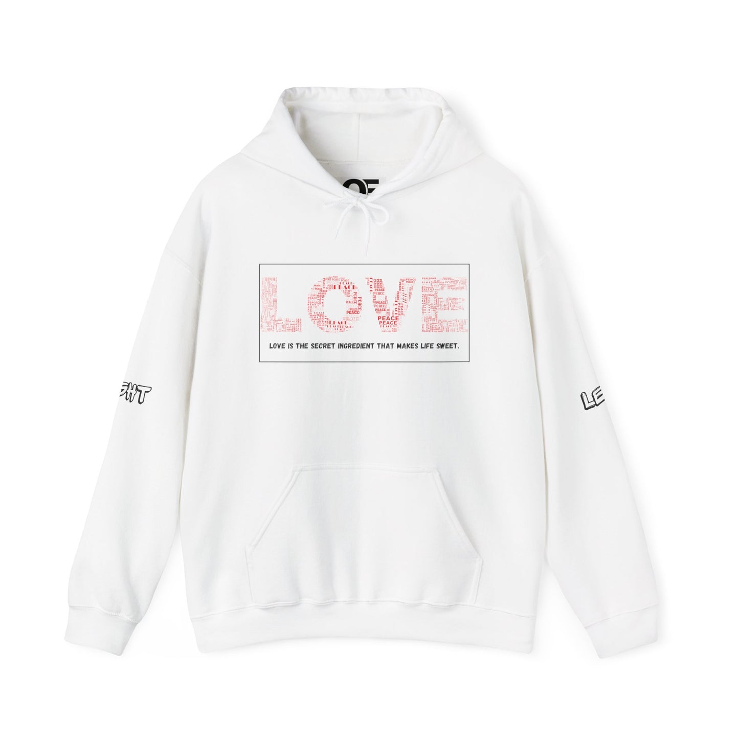 (Unisex) Love Quote - Hooded Sweatshirt