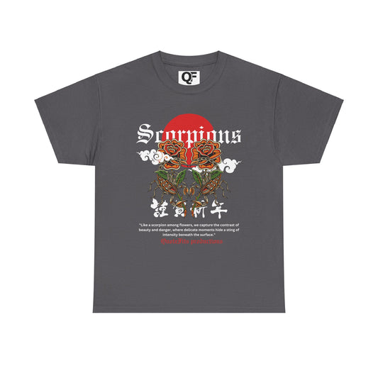 (Unisex) -  Inspirational Quoted Scorpion Tee