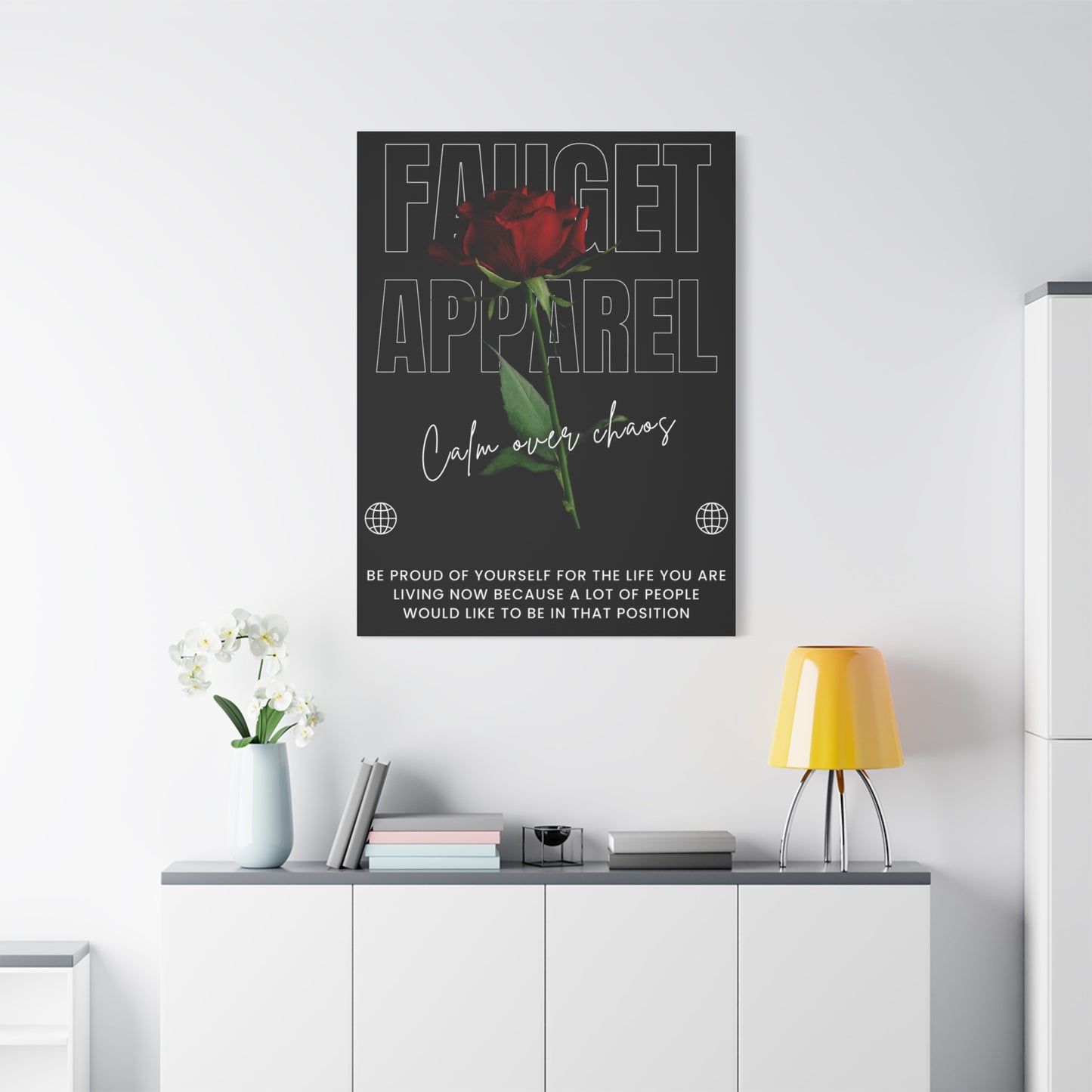 Canvas Print – Cool Faulet Flower Wall Print