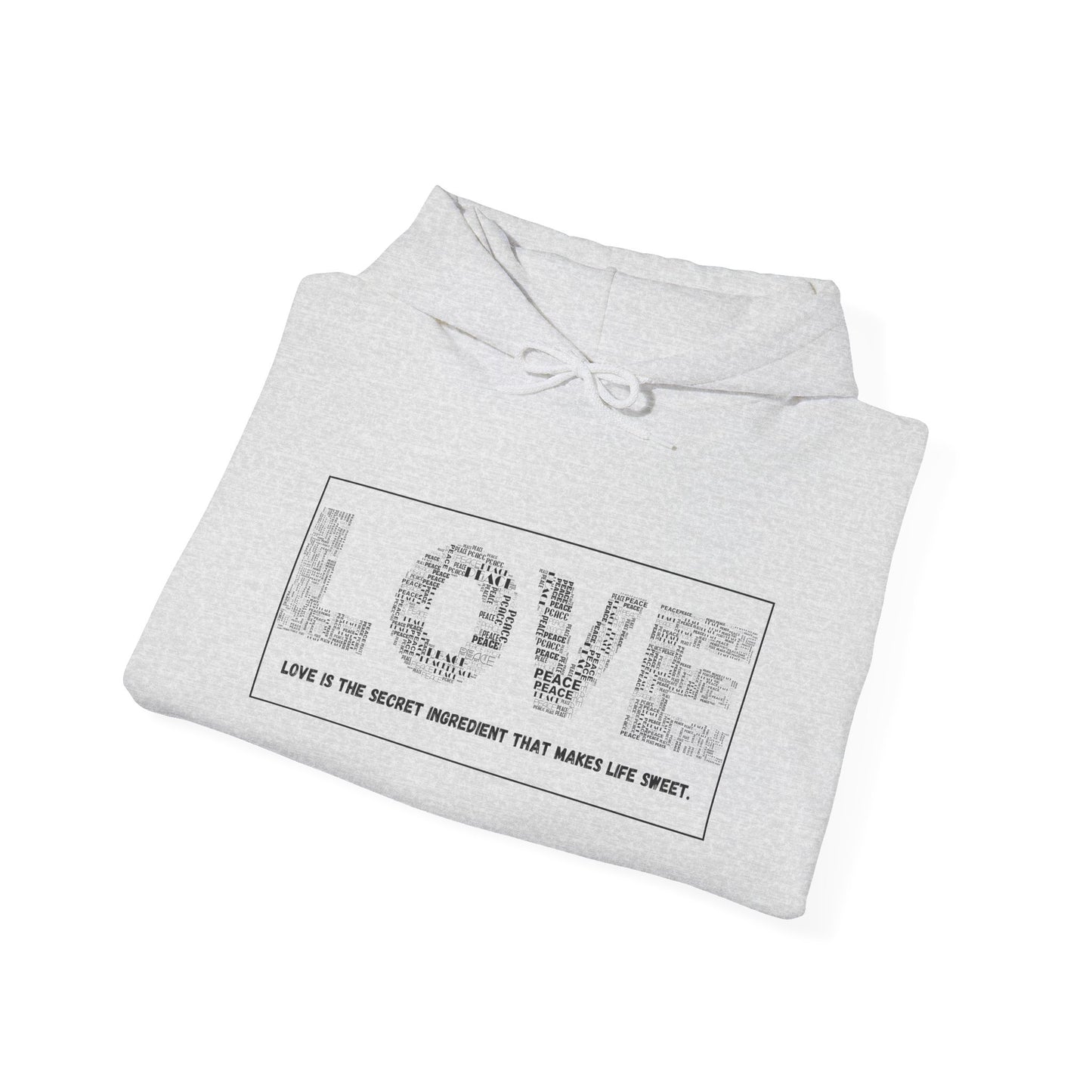 (Unisex) Love Quote - Hooded Sweatshirt