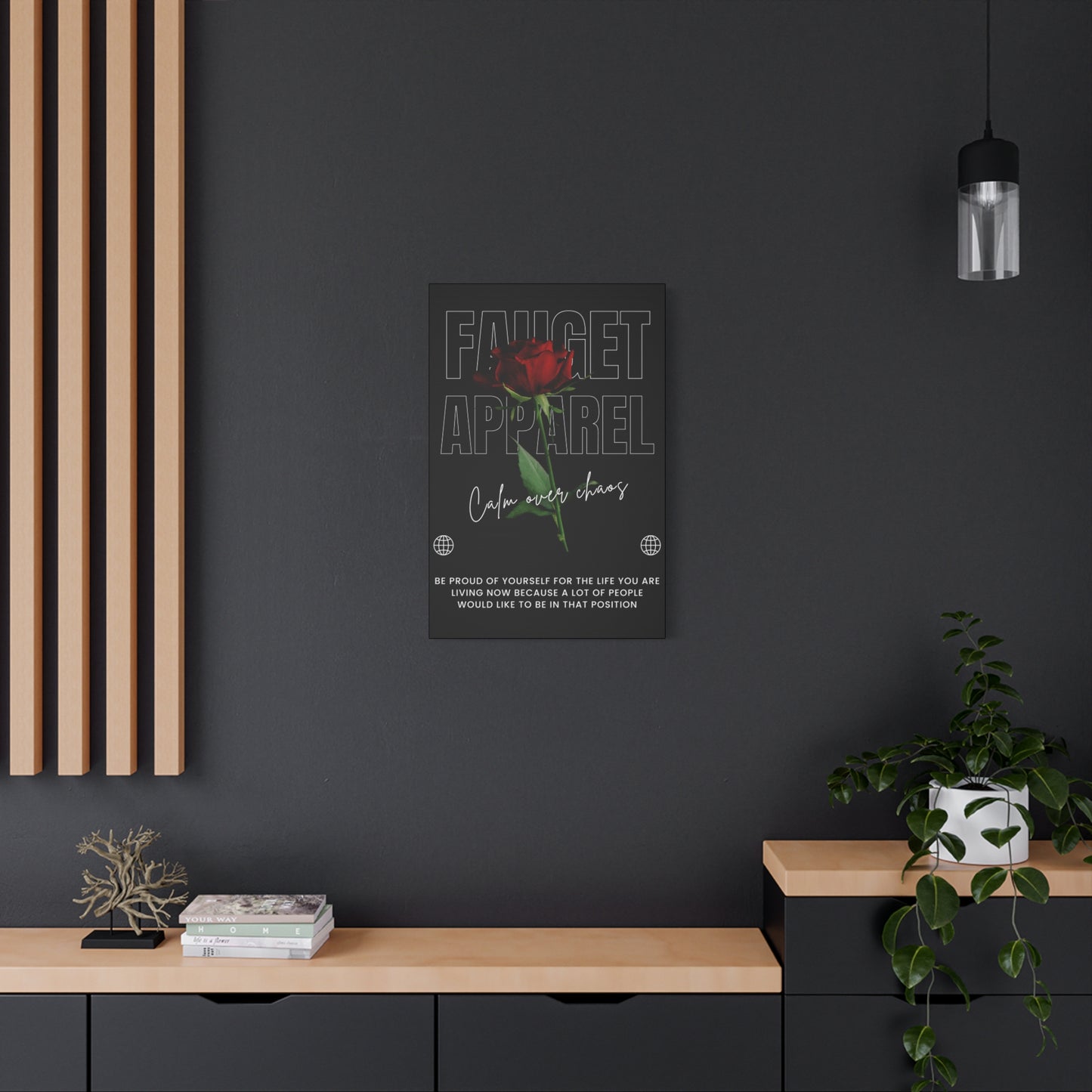 Canvas Print – Cool Faulet Flower Wall Print