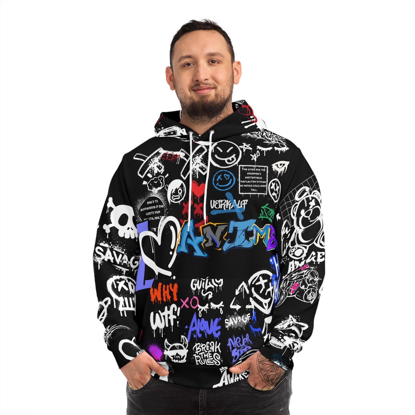 Graffiti Hoodie (AOP)