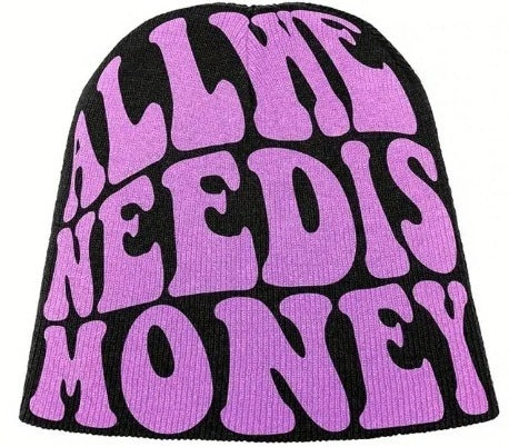 All we need is money beanie