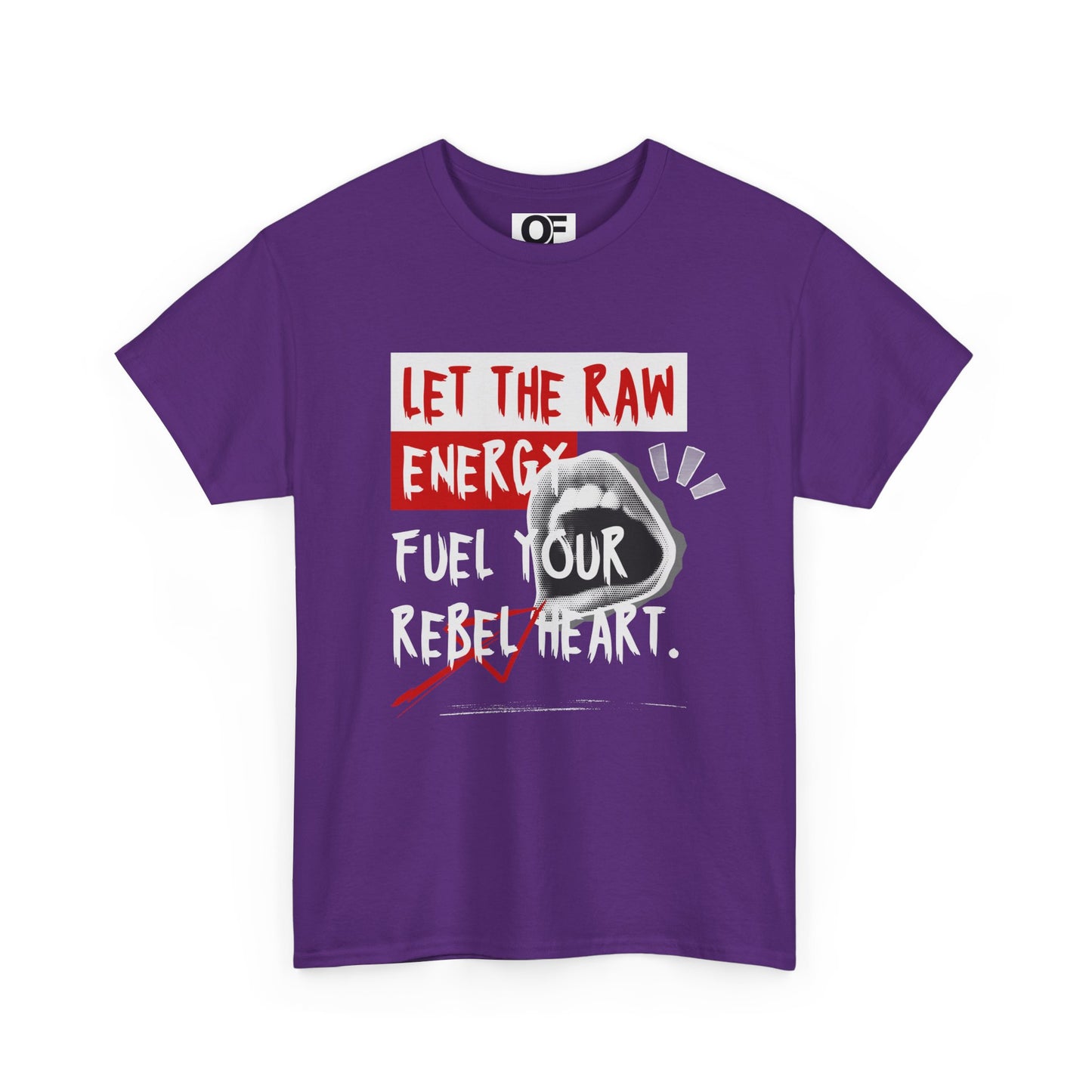 (Unisex) - Raw Energy Motivational T-Shirt