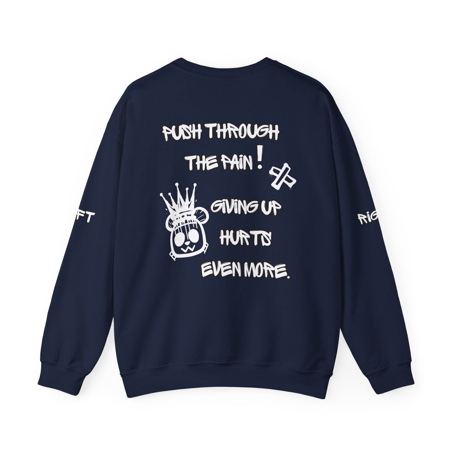 (Unisex) Push Through Pain -  Anime Sweatshirt