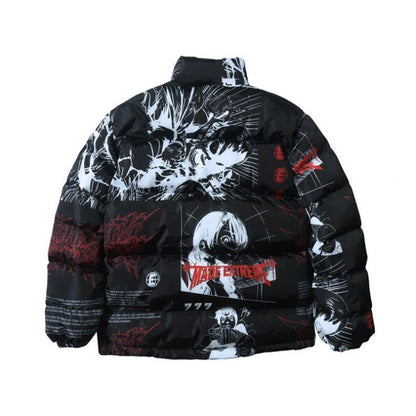 Quoted Anime Winter Pocket jacket