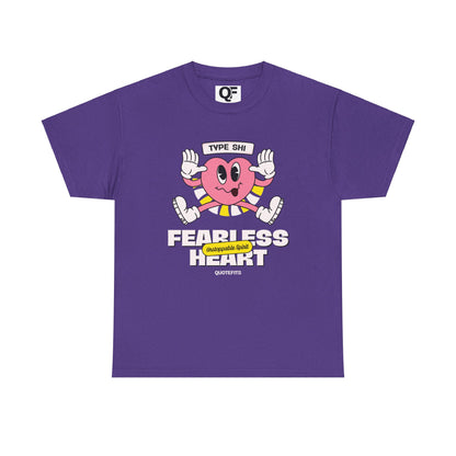 (Unisex) - Fearless Heart Motivational Tee