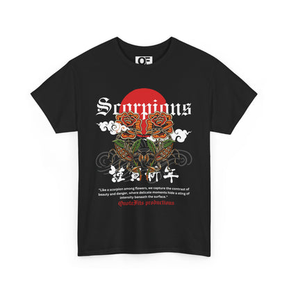 (Unisex) -  Inspirational Quoted Scorpion Tee