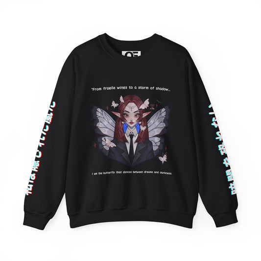 Anime Butterfly Sweatshirt - Unisex Sweatshirt