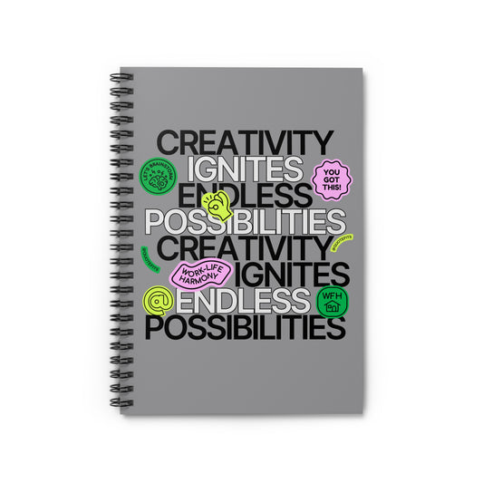 Endless Possibilities Spiral Notebook - Ruled Line