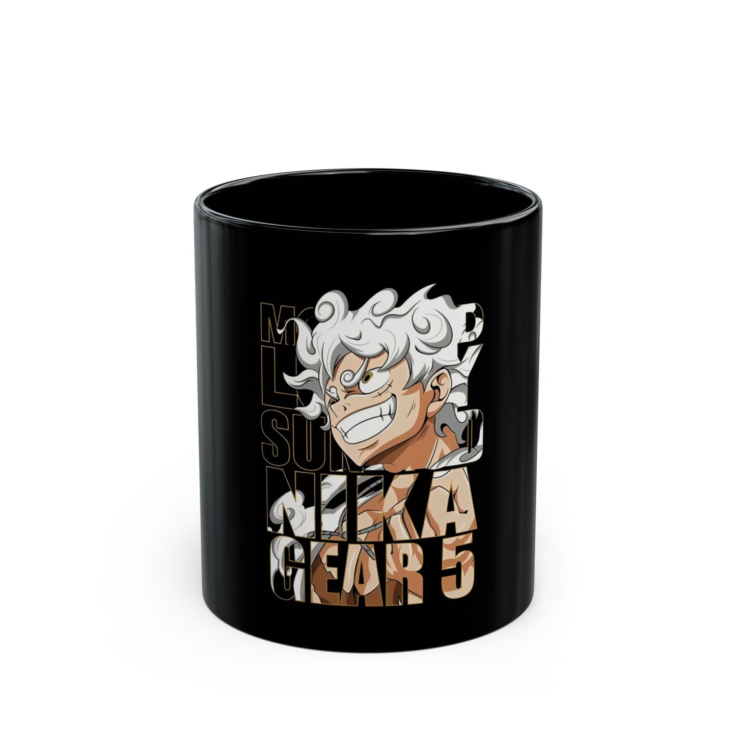 Anime Luffy Gear Black Mug (11oz, 15oz)