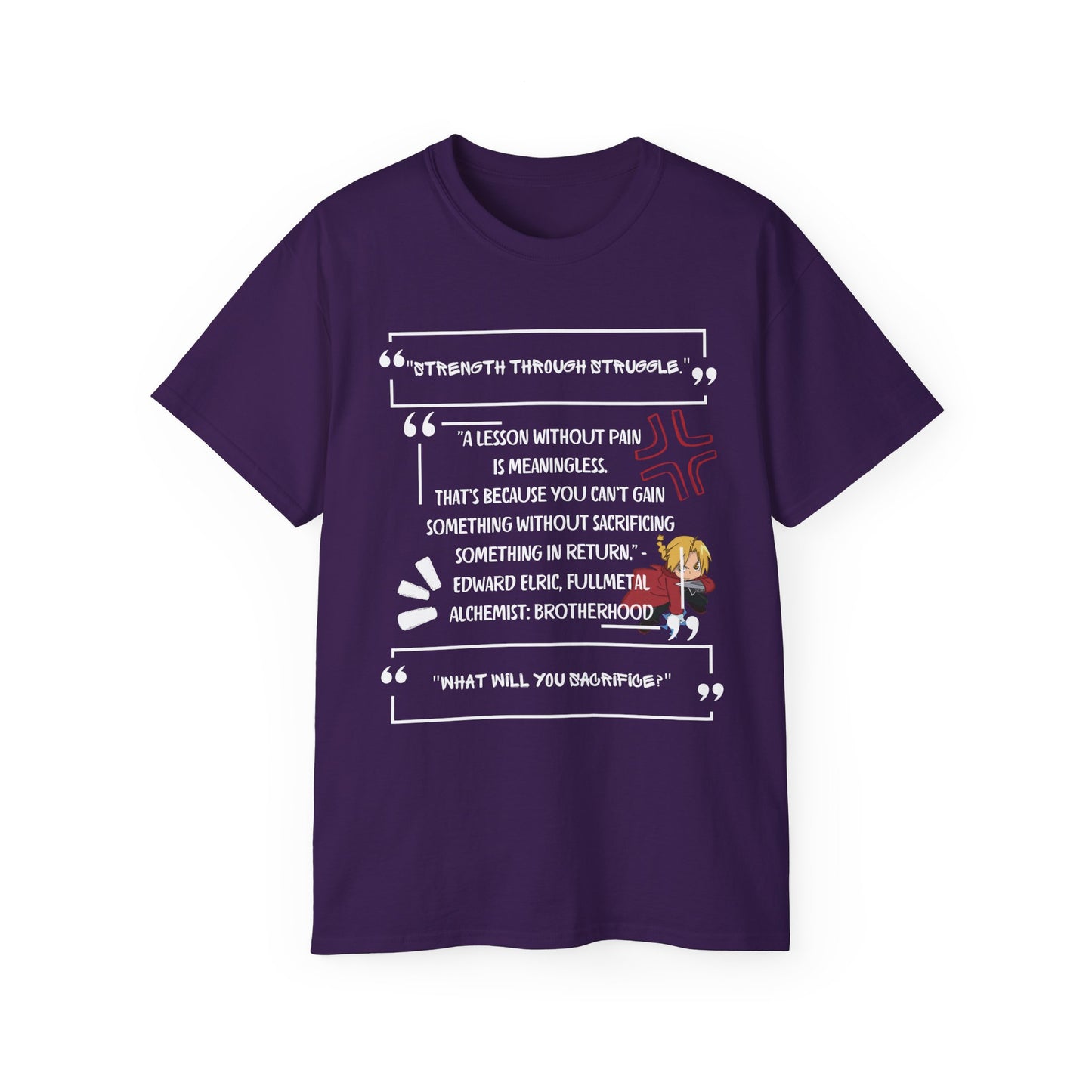 (Unisex) A Lesson Without Pain - Edward Elric Anime Hoodie