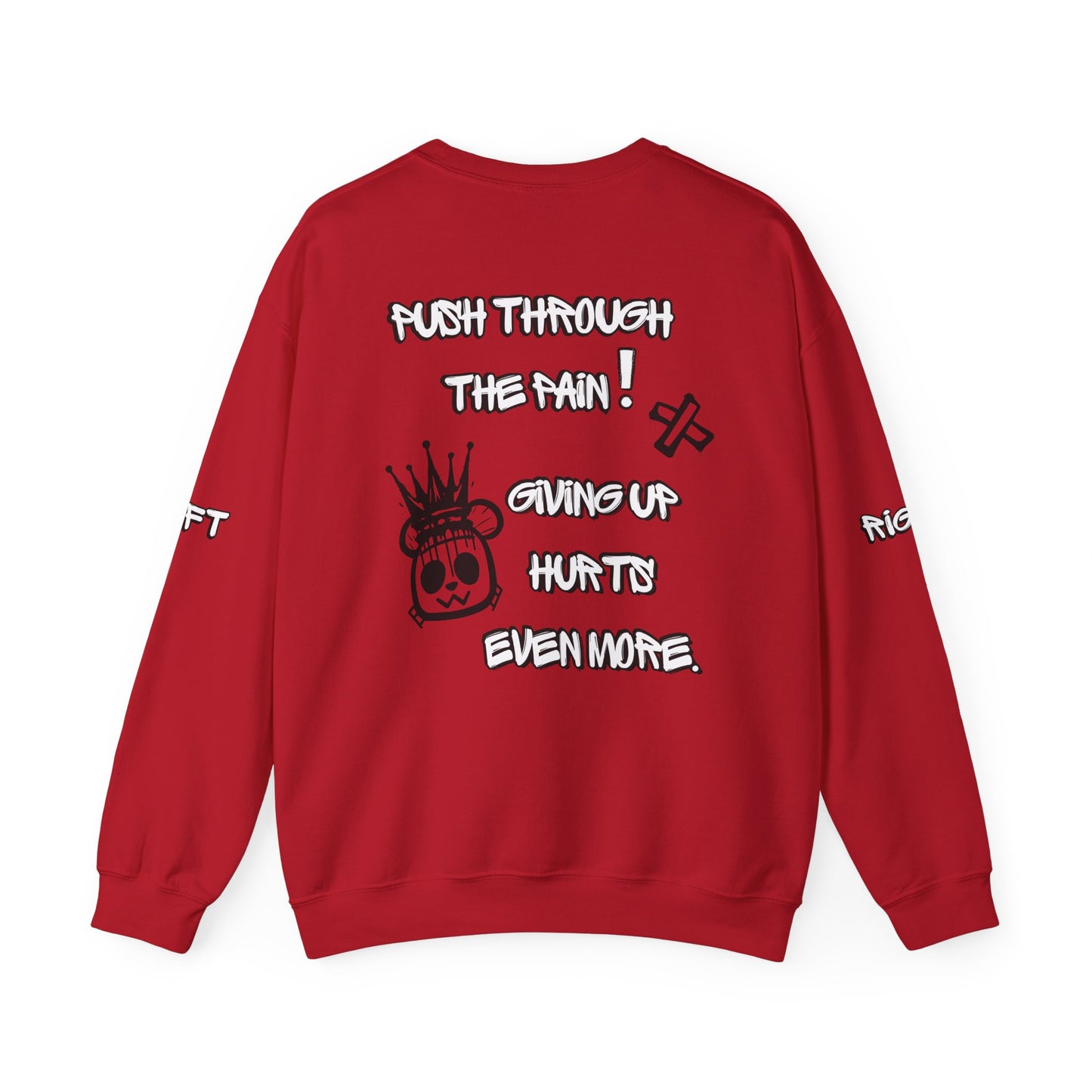 (Unisex) Push Through Pain -  Anime Sweatshirt