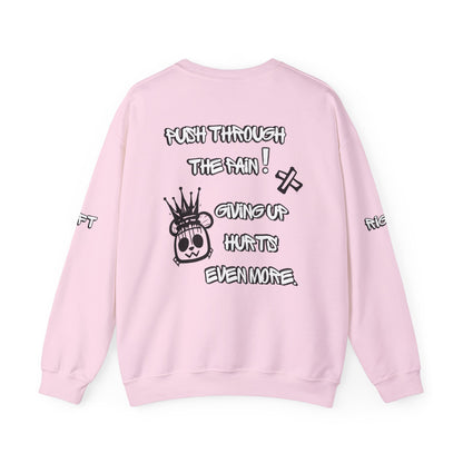 (Unisex) Push Through Pain -  Anime Sweatshirt