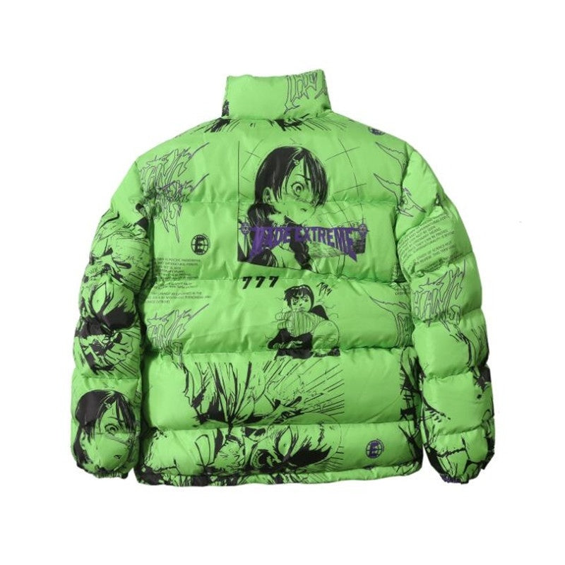 Quoted Anime Winter Pocket jacket