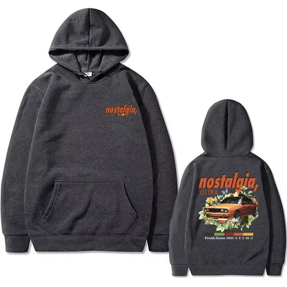 Oversized Hip Hop Vintage Pullover Hoodie